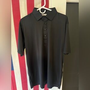 Collars & Co Polo; Large Relaxed; Black